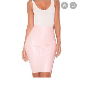 House Of CB Latex Skirt